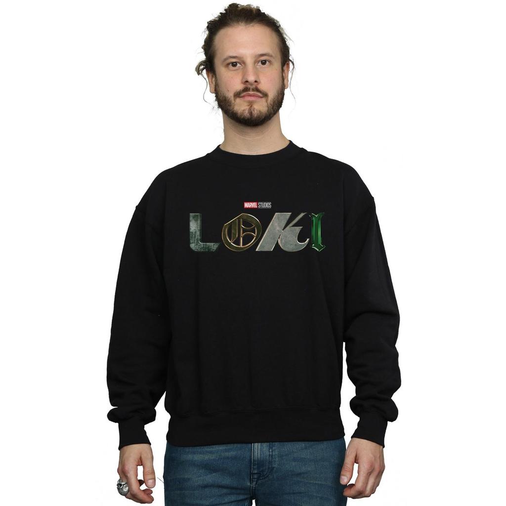 Marvel Herren Loki Logo Sweatshirt