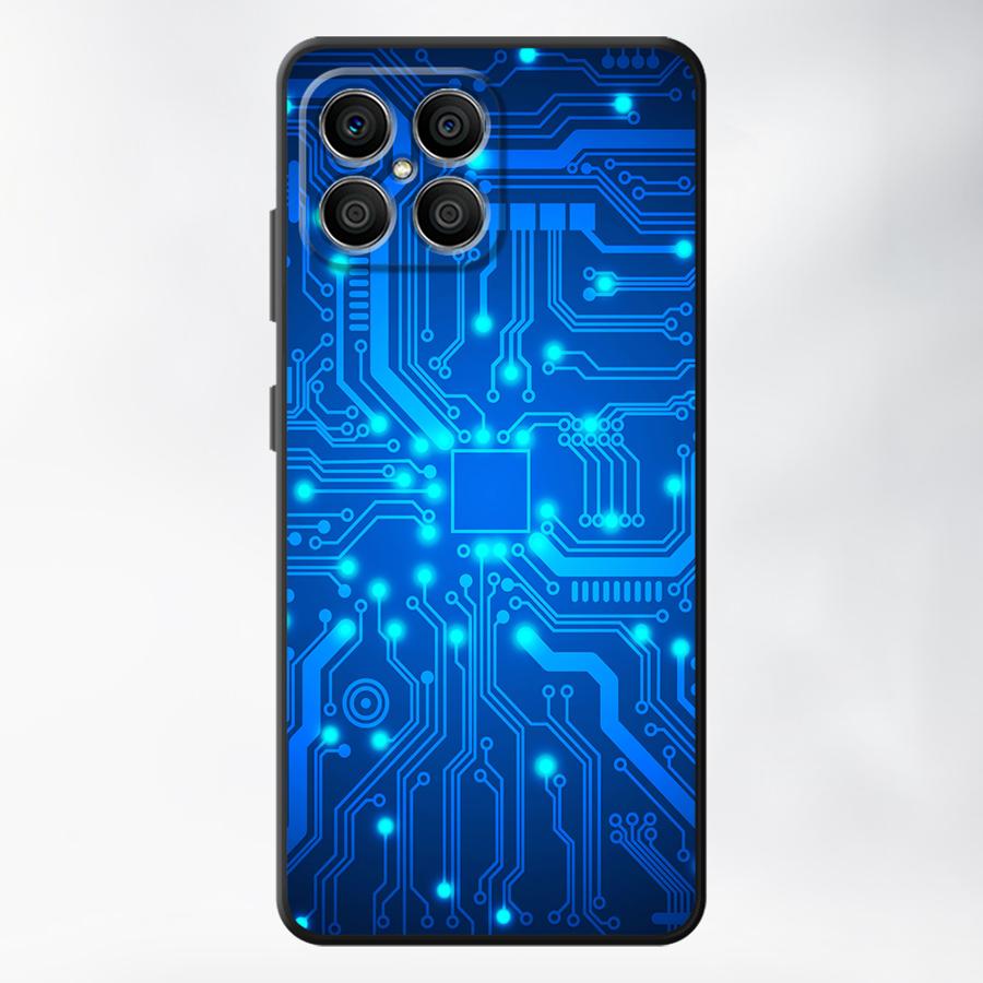 Case for Huawei P30 P20 Pro P20 P40 Lite P Smart 2019 P20 Lite 2018 Funda Phone Cover Retro Circuit Board