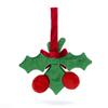 Jellycat Christmas Collection Cute Holly Ornament Doll Plush Doll 15cm Tall