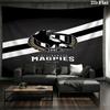 Collingwood Football Club Wandteppich Ästhetisches Wandbehang Gedruckter Stoffdecke Dekorative Wandteppiche für Schlafzimmer Wohnzimmer Heimdekoration
