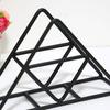 Napkin Holder Non-slip Wide Application Round Edges Creative Table Triangular Kitchen Accessories