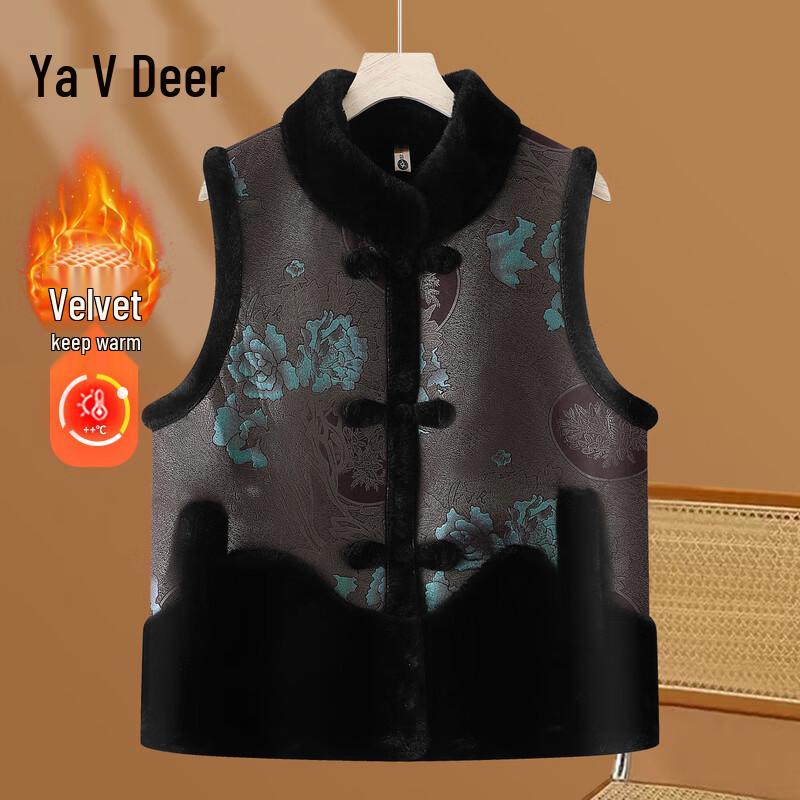 

Женский повседневный жилет Yalu Plus с толстой велюровой подкладкой 2XL