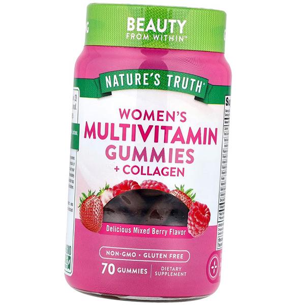 Vitamins for Women, Women's Multivitamin Gummies, Nature's Truth 70tab Berry Mix (36509055)
