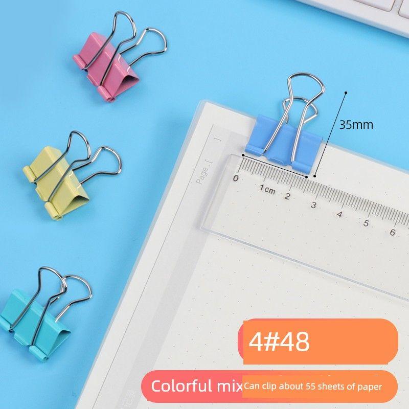 Series Medium Financial Files Strong Colorful Long Tail Clip