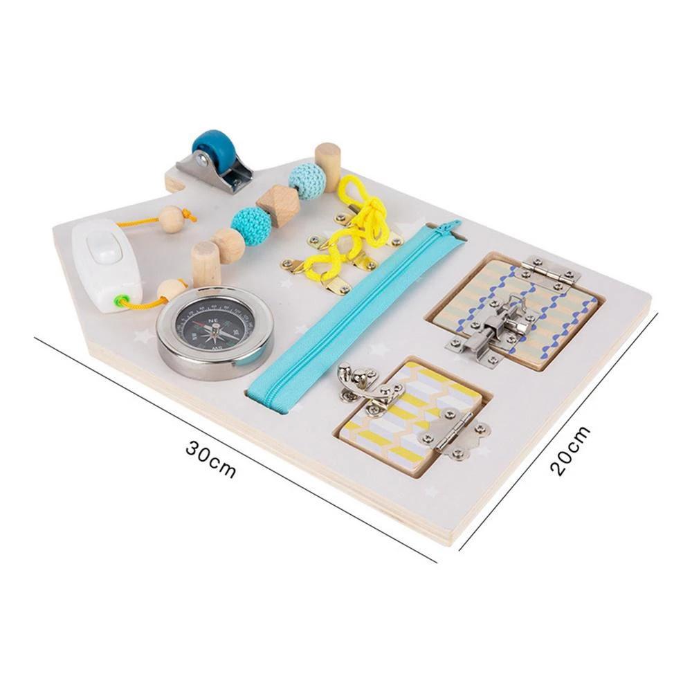 Educational Montessori Sensory Manipulative Board