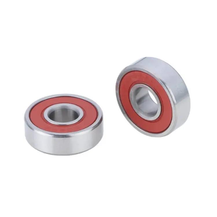 10ks 608 2RS 8x22x7mm Červená kolečka pro skateboardy ABEC-9 Miniaturní hřídele Nástroj Skate Koloběžka Ocelová ložiska Vysoký výkon Váleček