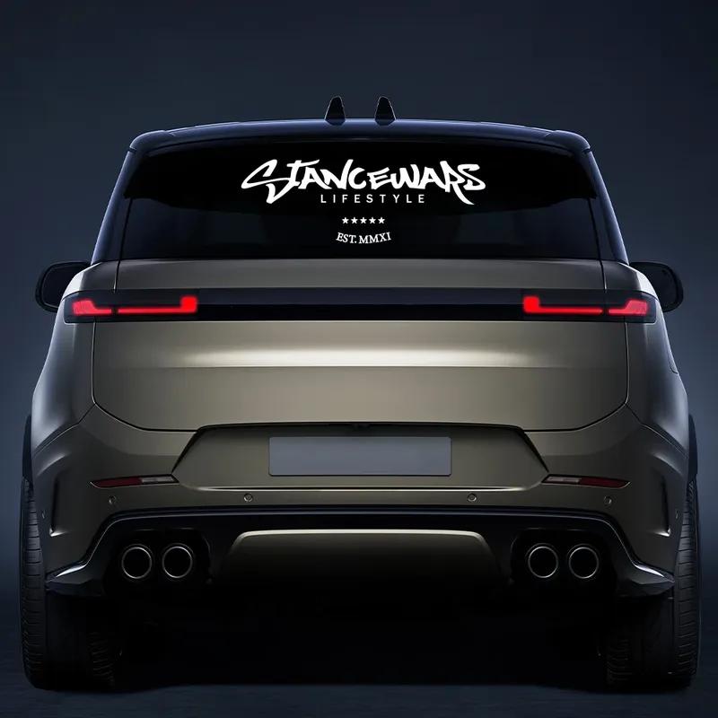 Stancewars JDM Car Windshield Banner Stickers Waterproof Automobiles Windscreen Vinyl Decals Car Styling Decoration Accessories