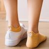 5 Pair Animal Embroidery Ankle Socks Women Cute Cat Summer Short  Socks Set Cartoon Kawaii Soft  Brand Designer Sokken