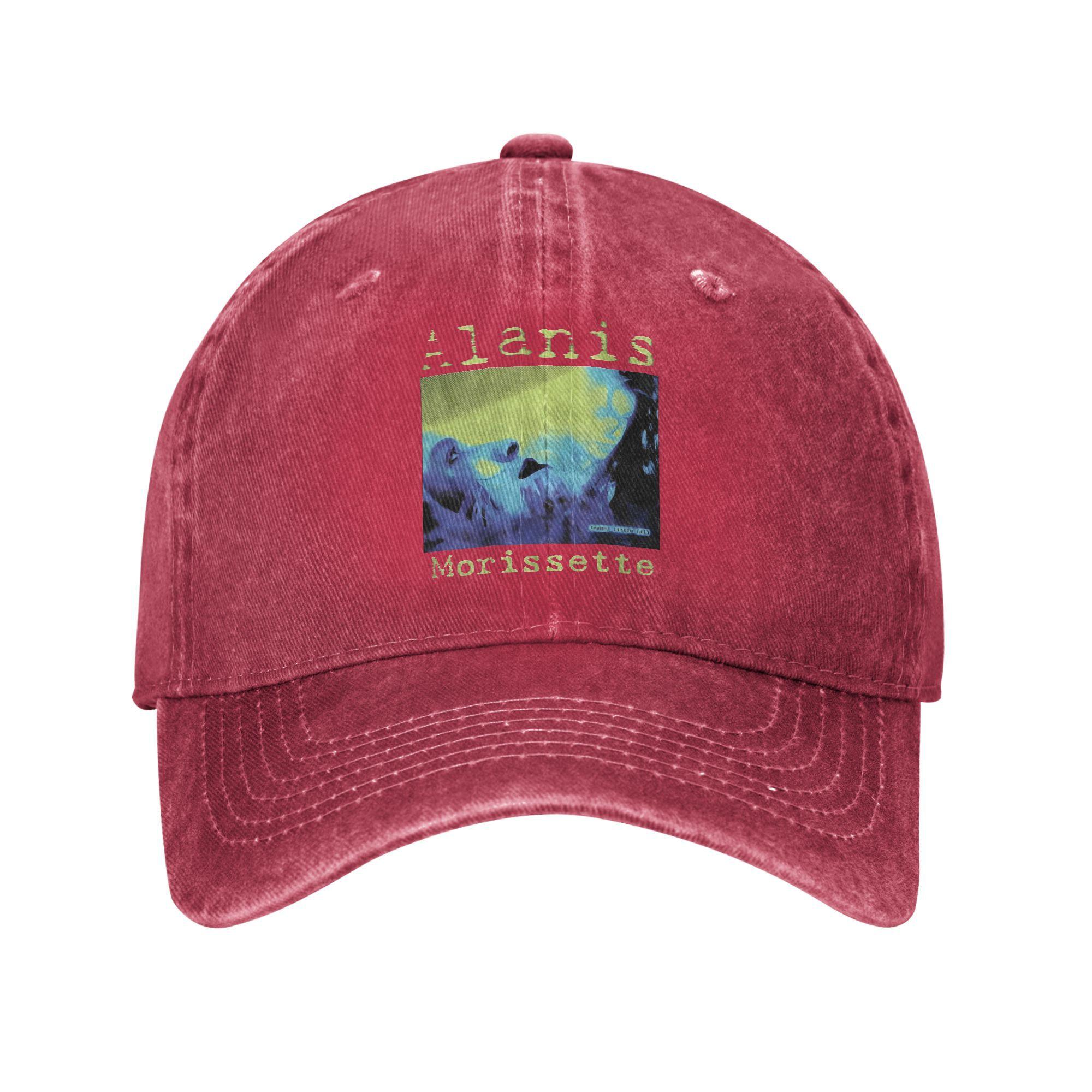 

Alanis Morissette Very Deep Ocean Baseball Caps for Unisex Women Distressed Denim Snapback Cap Singer Outdoor Unstructured Soft Hat Adjustable
