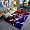 Sports Area Rug, Lamine Yamal Barcelona 10 Camp Nou Neon Poster, Fan Cave Decor, Non-Slip Mat