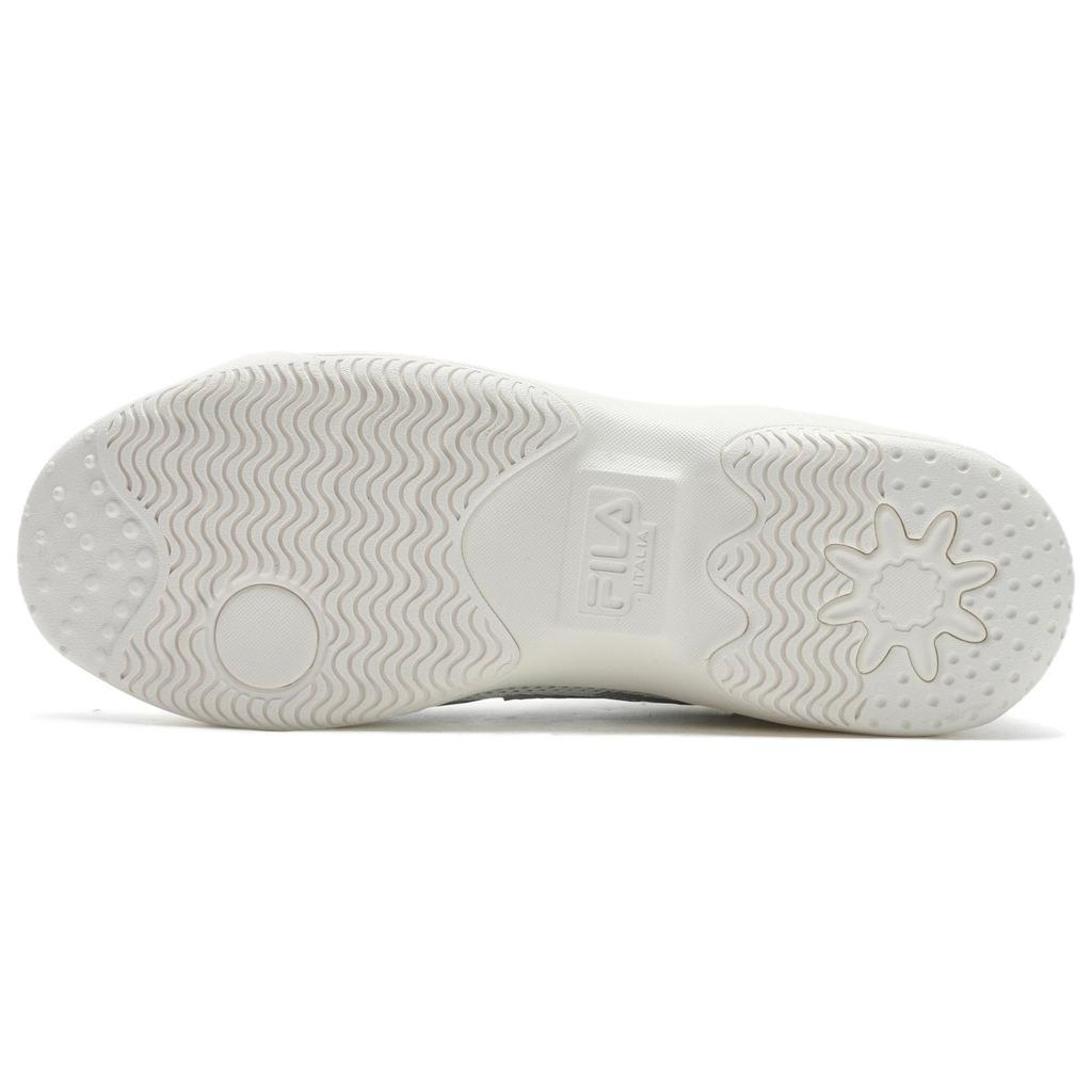 FILA ADE2025 Retro Fashion Simple Versatile Sports Comfortable Breathable Lightweight Low-Top Casual Shoes Women sneaker White Silver F12W531121FSS