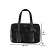 REMARSO School Bag for High School Students, Faux Leather Shoulder Bag, Popular with Girls, Large Capacity, A4 Size, Perfect for School, JK Uniforms,
