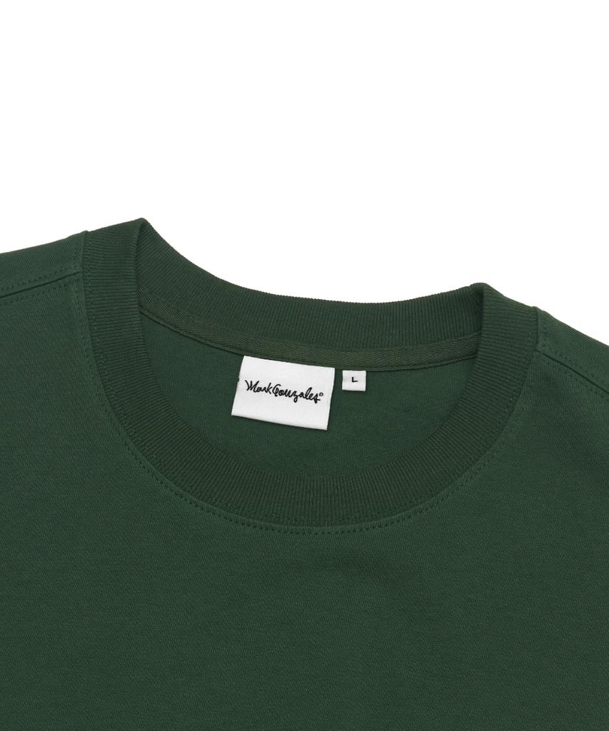 Mark Gonzales Angel Wappen Short Sleeve T-Shirt - D/Green