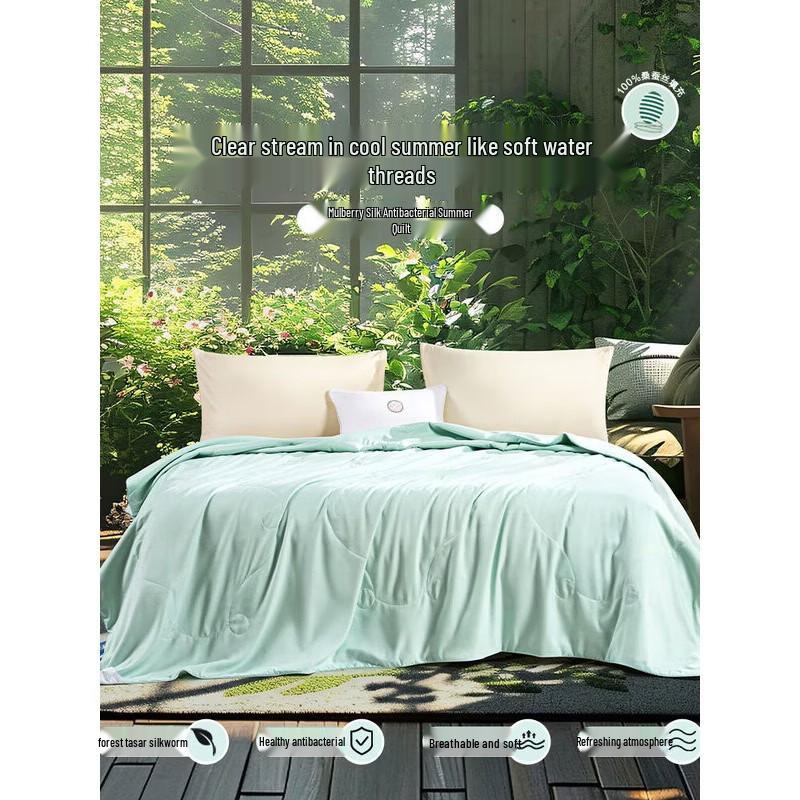FUANNA Summer Thin Mulberry Silk Quilt