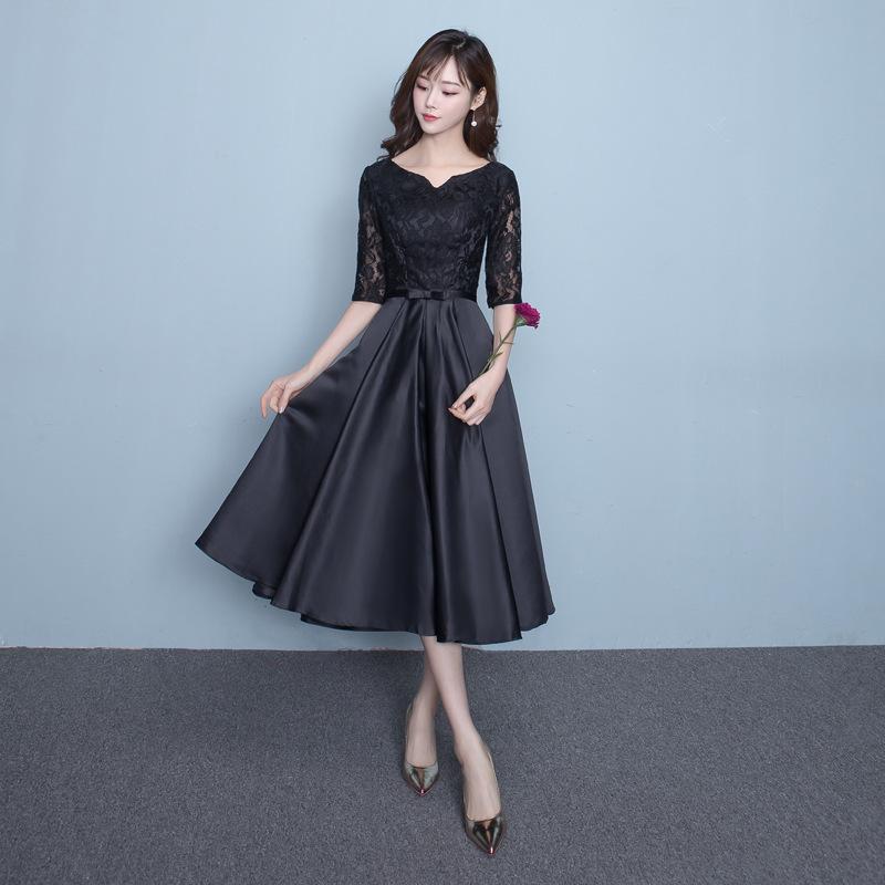 eBay new elegant medium and long fashion host slim evening dress XS