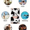 Cute Cow Print Bath Towel - Ultra Soft, Quick Dry, Breathable, Comfortable Design, Perfect for Summer Vibes and Beach Days