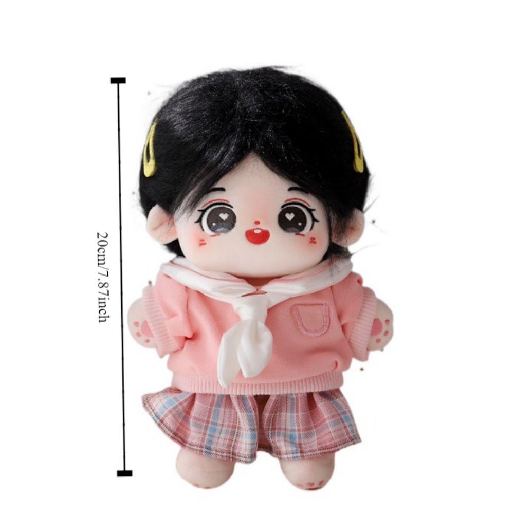 Overall Cotton Doll Clothes Hoodies Plush Toy Clothes 20cm Cotton Doll  Dress  20cm Cotton Doll