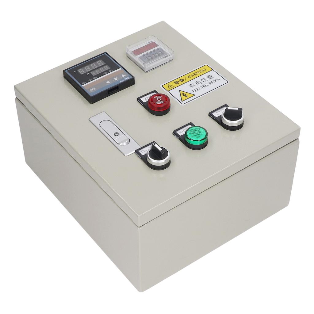 PID Temperature Controller 7.5KW High Accuracy Digital Tube Display Thermostatic Control Box with Thermocouple AC 380V