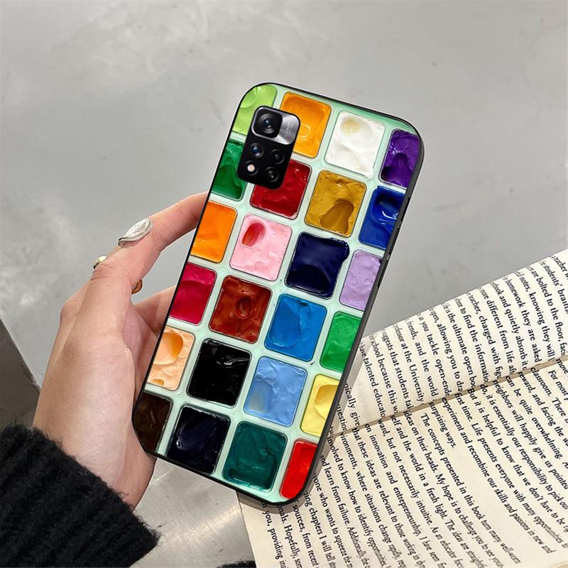 Farben Malkasten Auto casa Hülle Handyhülle Für Xiaomi Redmi note 14 ProPlus 14 13 12 11 10 Pro 14S 12S 11S Redmi 14C 13C