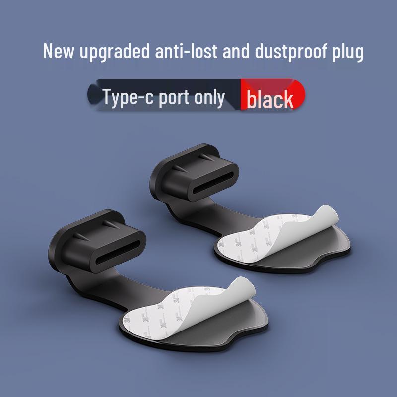 Lepicí protiprachová zátka typu C pro telefony Apple 15/16, Huawei, Xiaomi, Honor, Vivo