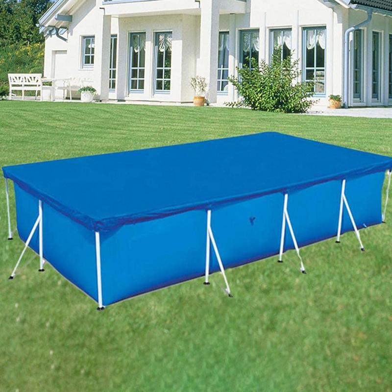 Ground Pool Cover UV-Resistant Weatherproof Covers For Pools Wear-Resistant Reusable Protector Swimming Pool Cover 400X211CM