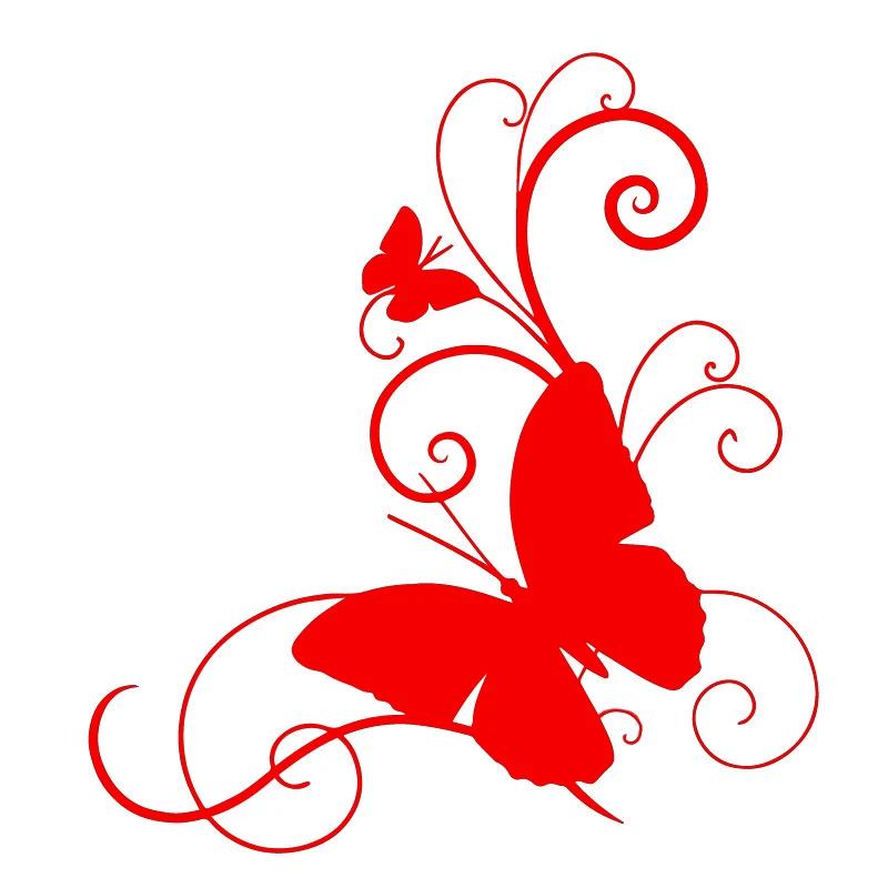 Car Sticker Stickers Butterfly Personality Car-Styling Custom PVC Motorcycle Rear Window Stickers Products Cute, Accessories Car