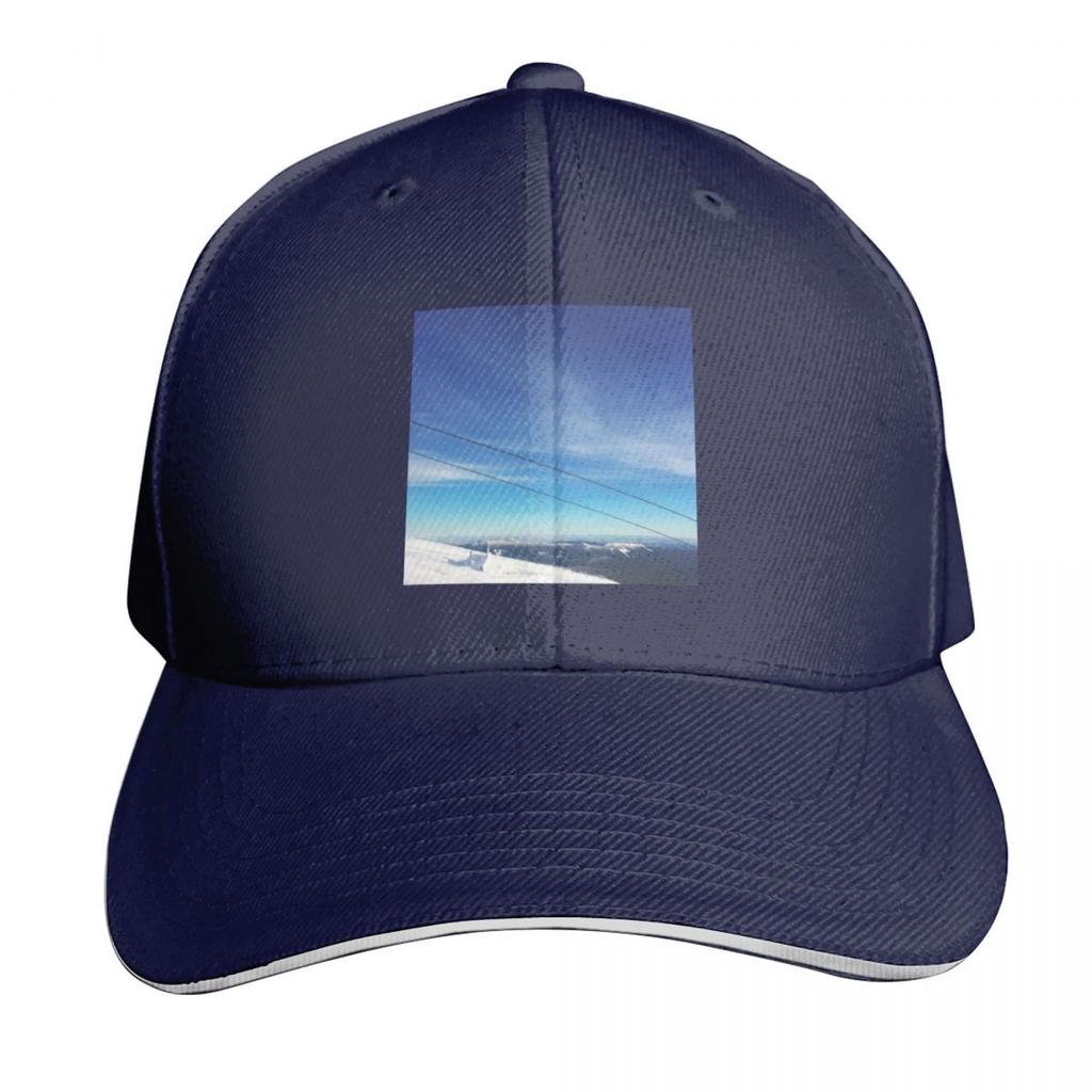 Snowy Sky Scene Baseball Cap Luxury Brand Cute Tactical Cap Hip Hop For Women Unisexs