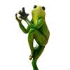 Frog Garden Statue Animal Sculpture Bedroom Ornament Birthday Gift Resin Figurine Desk Figure for