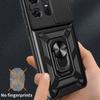 For Motorola Edge 50 Pro 5G Case PC+TPU Back Cover with Lens Protector+Kickstand