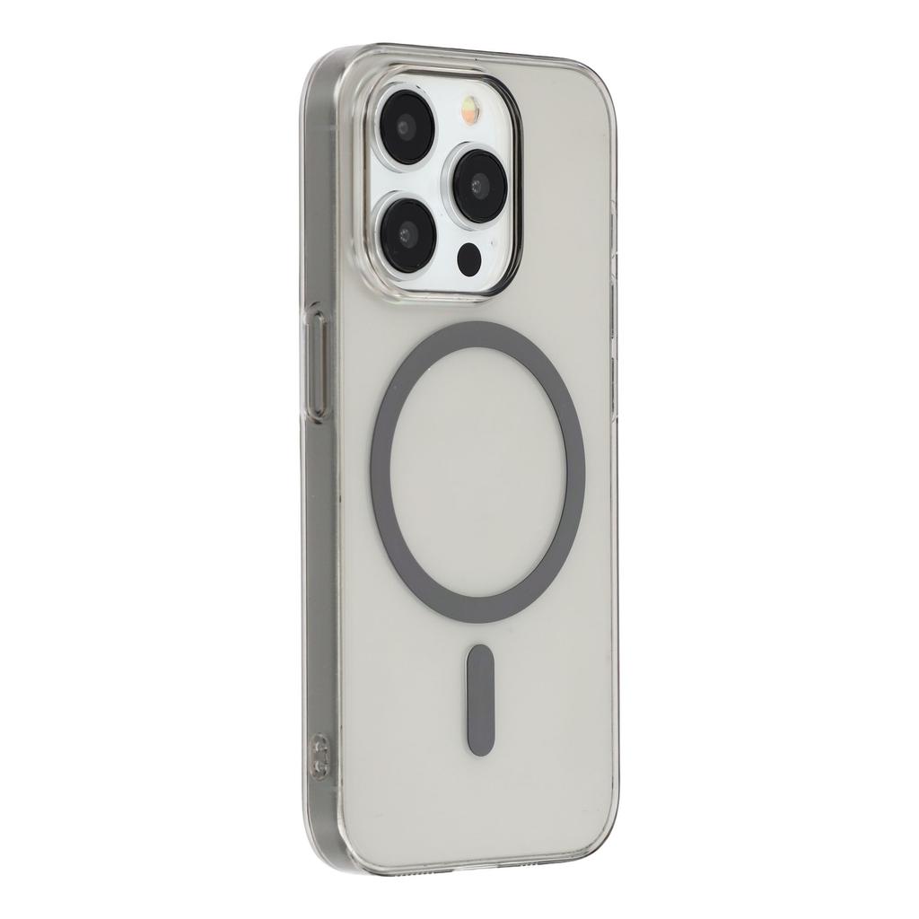 For iPhone 15 Pro Max Crystal Clear Case Compatible with MagSafe Hard PC Phone Cover