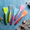 1Pcs New 2 In 1 Grip Flip Spatula Tongs Egg Flipper Spatula Silicone Non Stick Coating Pancake Fish French Toast Omelet Making Tool
