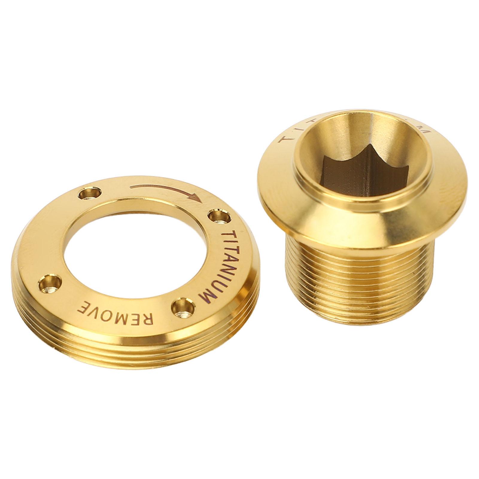 

Crank Arm Screw Ti Alloy Lightweight Fine Processing Minimalist Bike Crank Cover Screw for