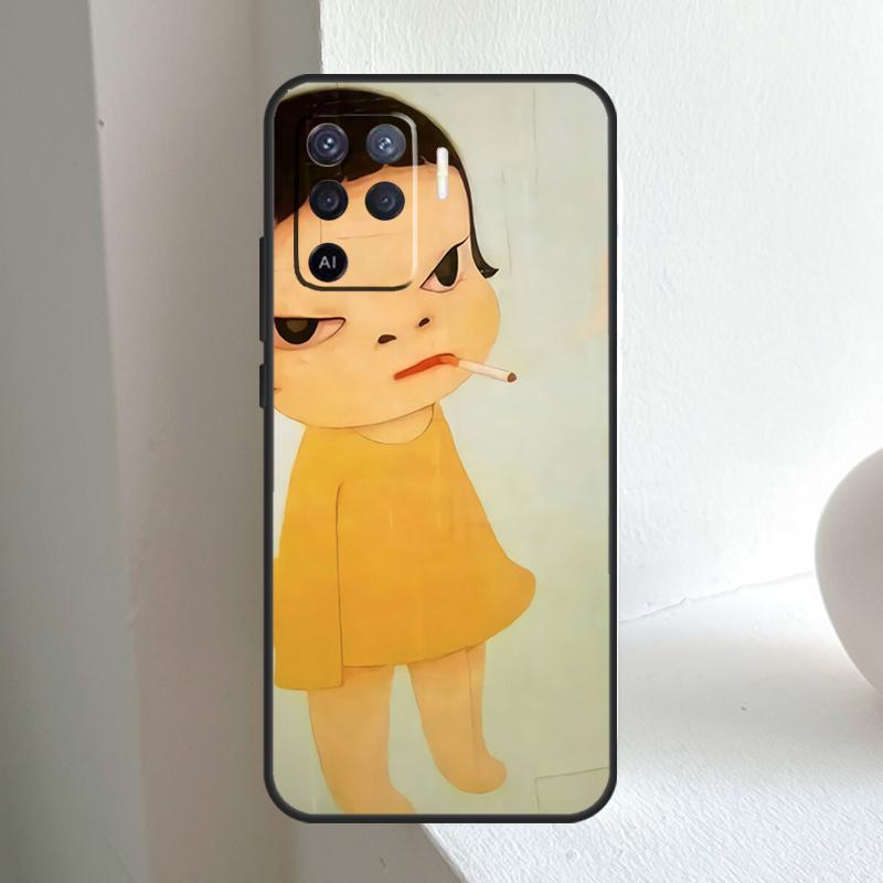 Yoshitomo Nara For OPPO A78 A98 A18 A38 A58 A5 A6 Pro A15 A17 A57 A16 A76 A96 A54 A74 A94 A40 A60 A80 Case