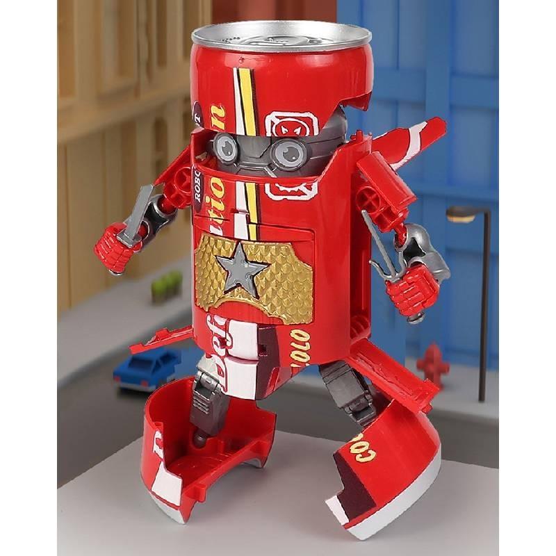 Trendy Deformable Car Robot Model For Kids Durable Abs Material Creative Toy