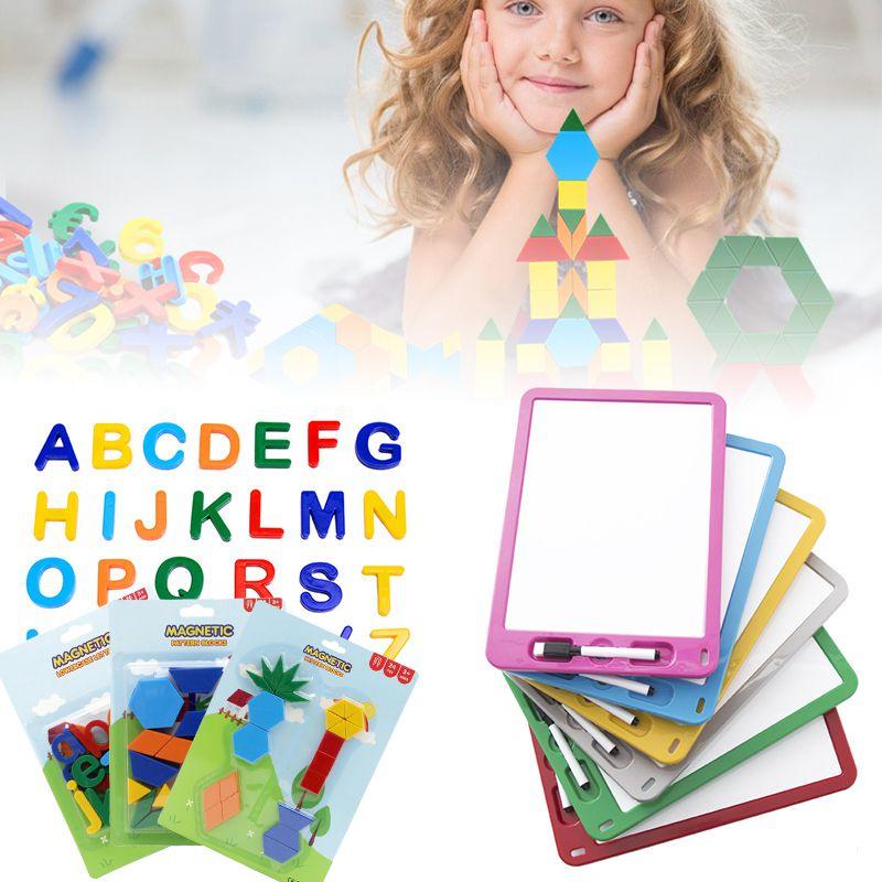 Colorful Magnetic Letters Alphabet Numbers Math Symbols Educational Toys For Kids
