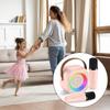 Karaoke Machine For Kids Mini Bluetooth-compatible Speaker with 2 Wireless Microphones Karaoke Kit With LED Light