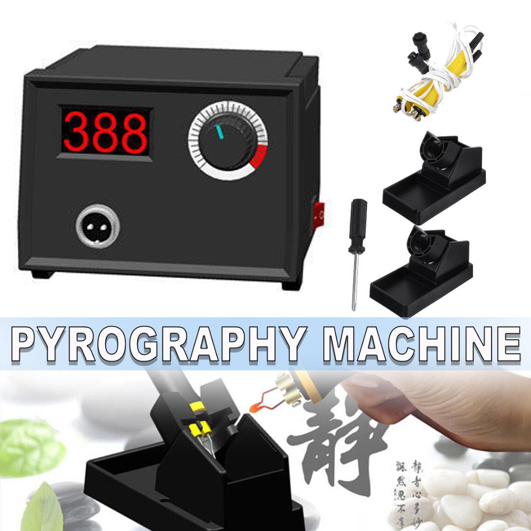 

PDTO 220 В дровяная горелка для пирографии, железный наконечник, ручка, набор инструментов, инструмент для рукоделия из тыквы