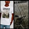 Samurai T-shirt Japanese Warrior Katana Bushido Japan Ronin Shogun XL White