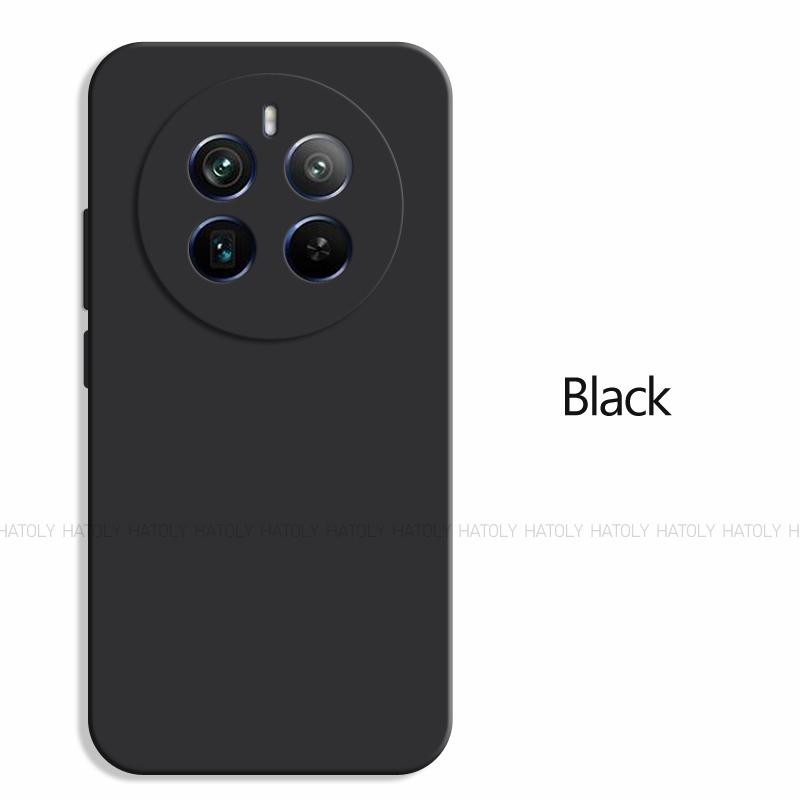 For Realme 12 Pro Case Realme 12 + Pro Plus 5G Cover Luxury TPU Shockproof Liquid Silicone Protective Phone Back Cover