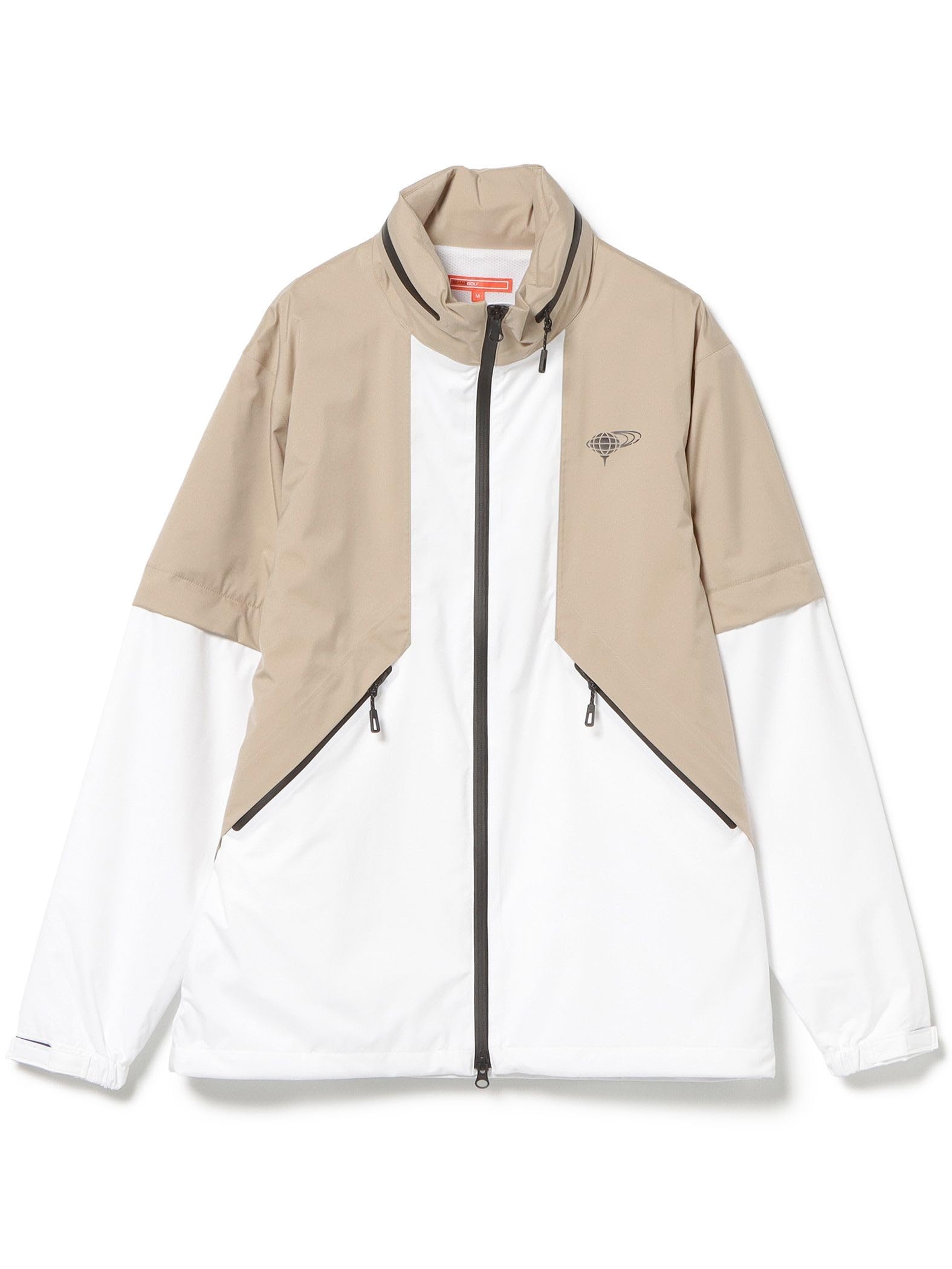 

Rain Wear ORANGE LABEL 2WAY Water Repellent Rain Blouson WHITE M 82190009407 [BEAMS GOLF] MEN Men s білий