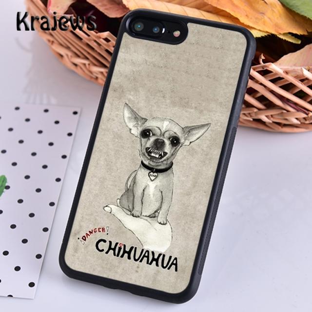 

Чехол для телефона Krajews с изображением чихуахуа и цветком для iPhone 14 5 6s 7 8 plus X XR XS 11 12 13 pro max Samsung S21 S22 ultra Samsung S22ultra
