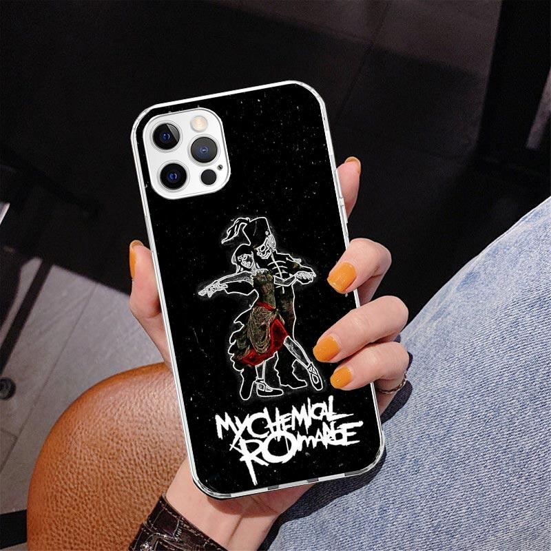 My Chemical Romance MCR Phone Case For iPhone 13 12 Mini 11 Pro Max XS XR X SE 7 8 Plus 5S 5 6S 6 Gift Print Cover Fundas