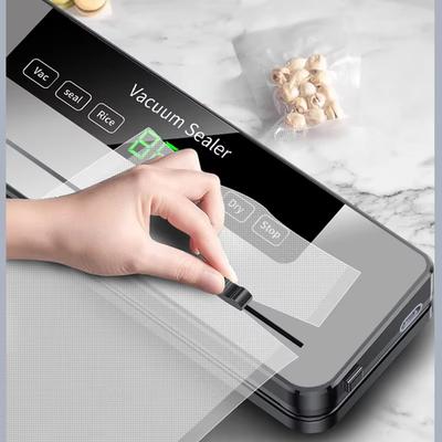 Electric Vacuum Sealer Dry/Wet Food Sealed Packaging Kitchen Food Storage Seal Built-in Cutter Knife 5100