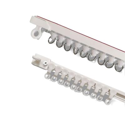 Side Mounted Self Adhesive Curtain Sliding Track Without Punching Nano Silent Track Top Mounted Curtain Rail Slide Rail