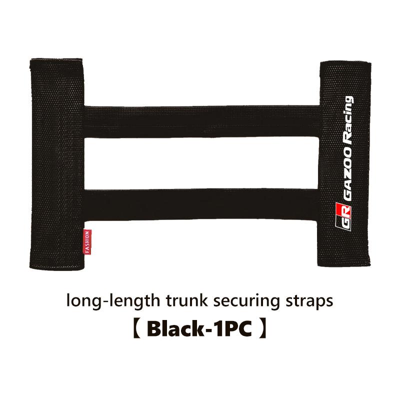 Car Interior Organizer Back Rear Trunk Storage Mesh Fixed Straps For Toyota GRsport Hilux Aygo Yaris Corolla Rav4 CHR Auris