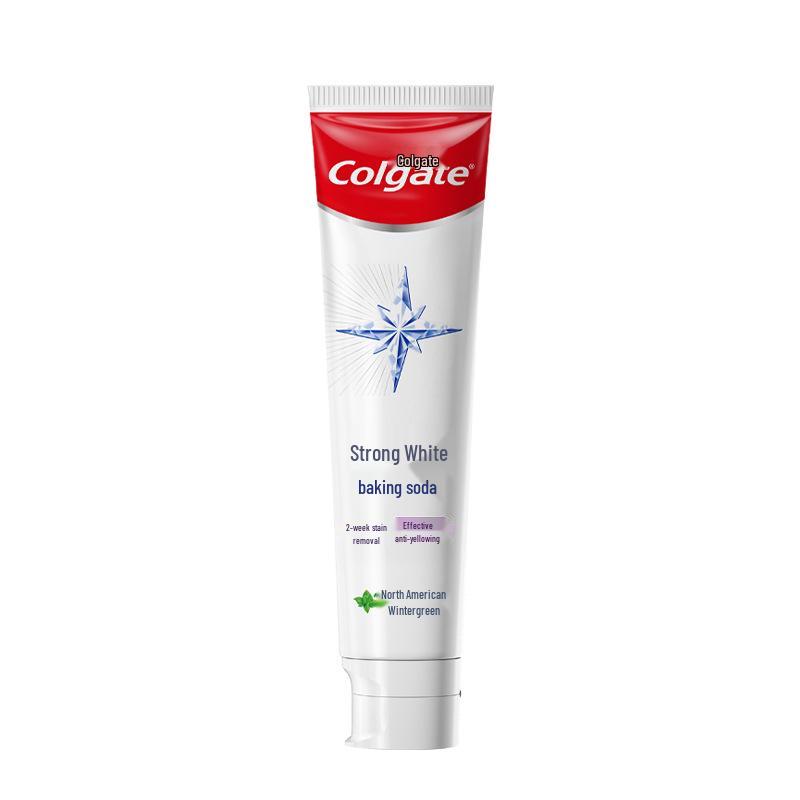 Colgate Strong White Toothpaste with Baking Soda & Jasmine Tea, 120g – Whitens Teeth, Freshens Breath, Removes Yellowing