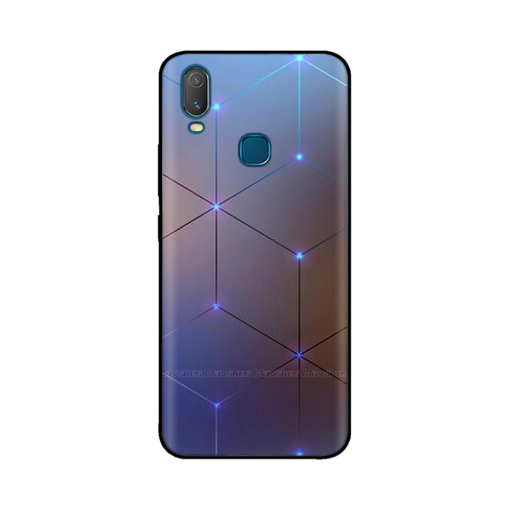 Für Vivo Y11 2019 Hülle Silikon Niedliche Cartoon-Druck Weiche TPU-Hülle für Vivo 1906 Fundas Coque für VivoY11 Y 11 2019 6,35'' Hülle