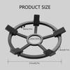 Heavy Duty Cast Iron Gas Burners Rings Stabilizer Nonslip Heat Resistant Trivet Slip Resistant Gas Stove Wok Rack