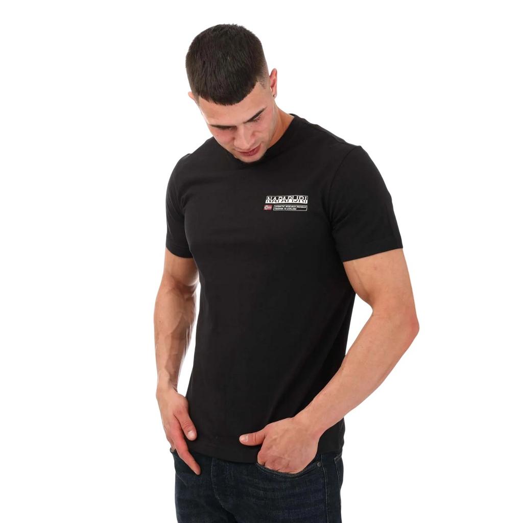 Napapijri Herren Kasba Logo Rundhals T-Shirt
