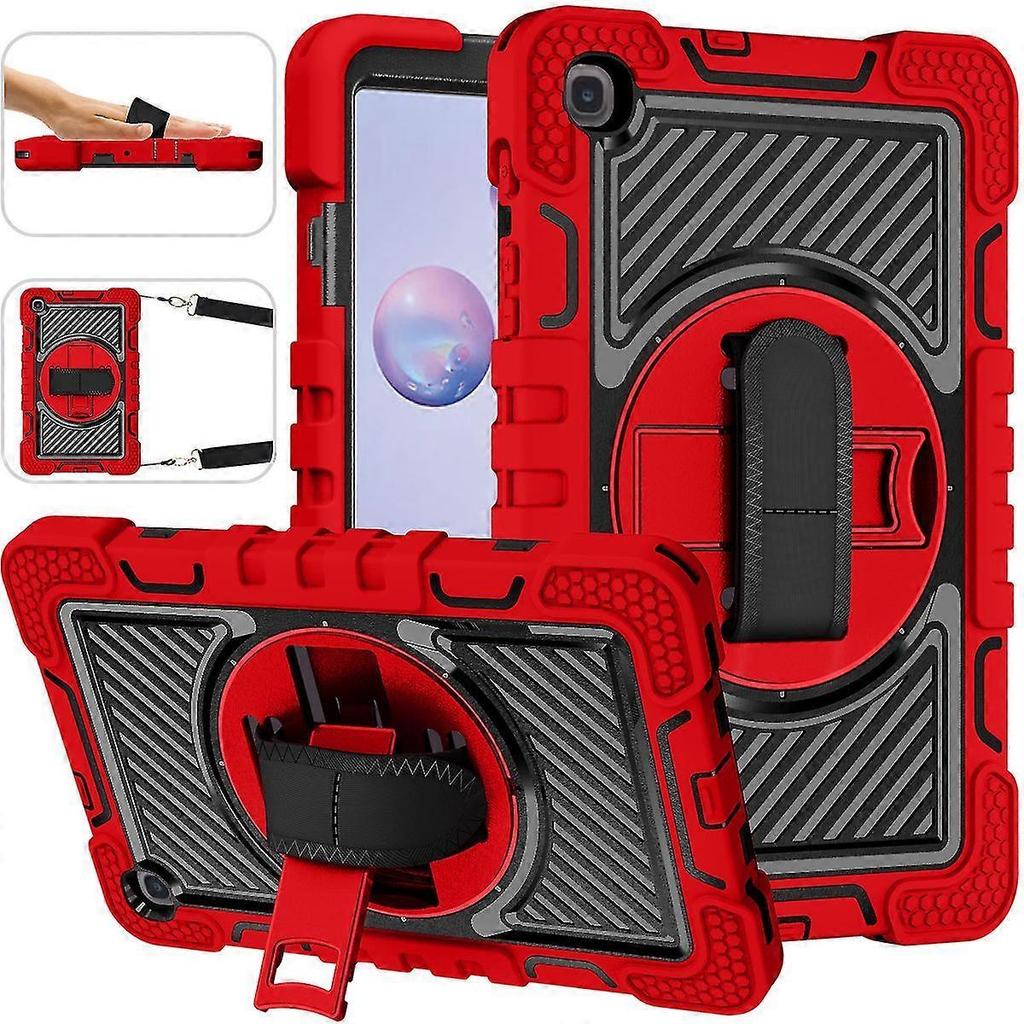Cover case Color Shock Case For Samsung Tab 8.4 PcsInch With Shoulder Strap, Hand Strap, Adjustable Stand, Shockpro Kid Friendly Cover